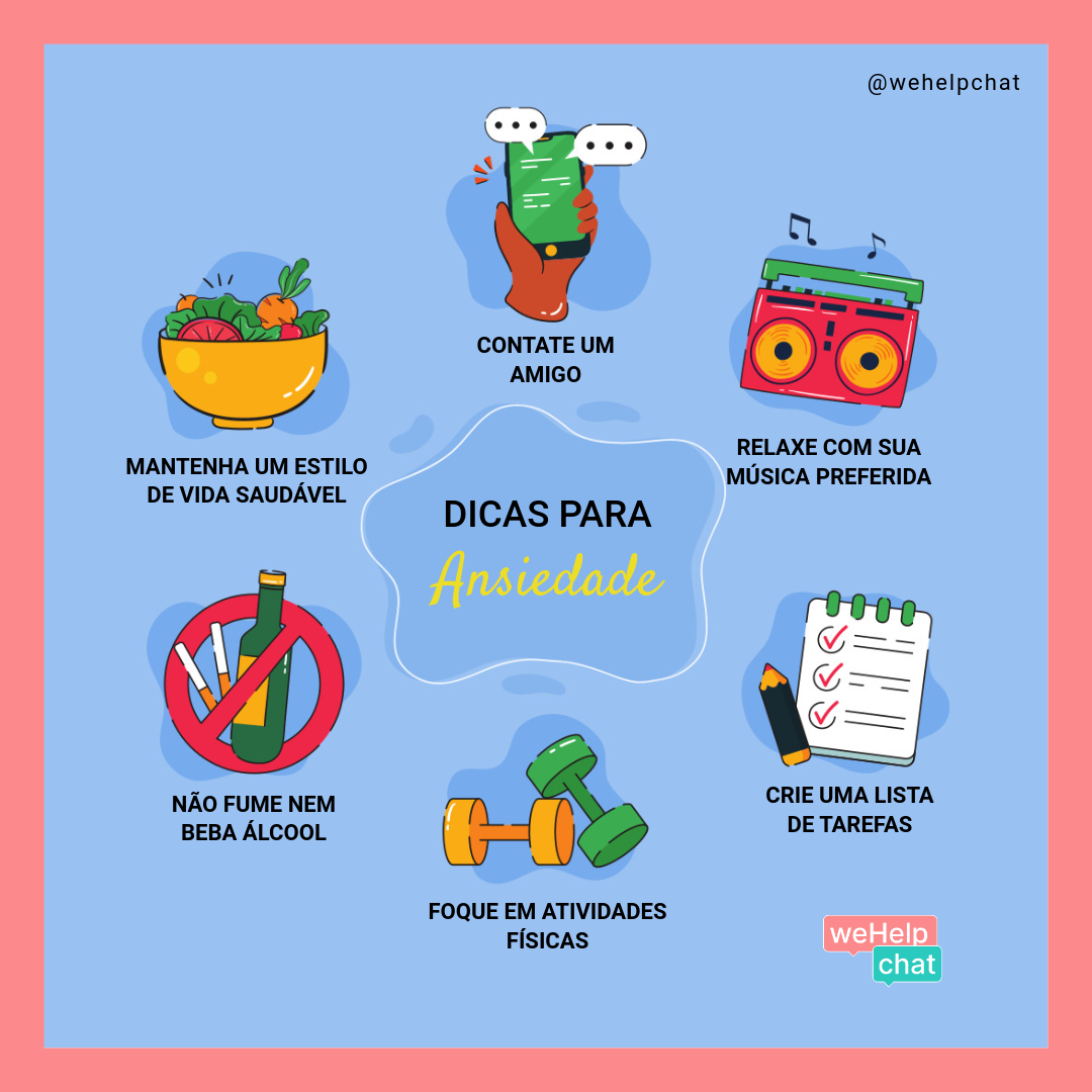 Dicas para ansiedade